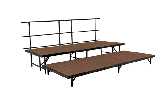 SST36HB - National Public Seating Multi-Level Portable Hardboard Stage Set