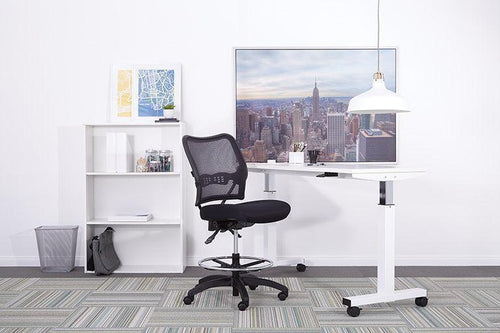 13-37N30D - Deluxe Ergonomic Drafting Chair w/ AirGrid Back & Mesh Seat by OSP