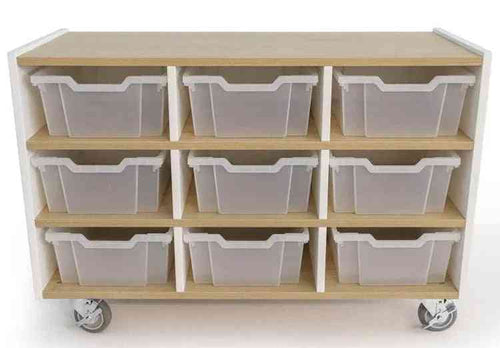 WB1929 - elevatED Nine Tray Mobile Cabinet by Whitney Bros