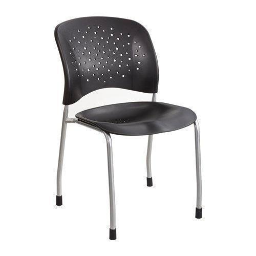 6805 - Reve™ Guest Stack Chair Straight Leg Round Back (2 Pack)