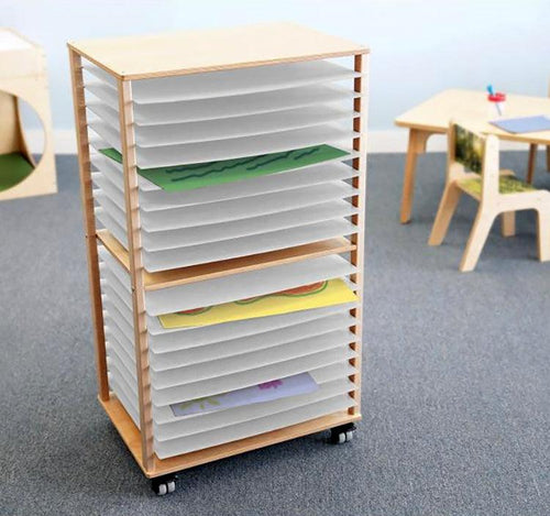 WB0878 - Mobile Art Drying Rack by Whitney Bros