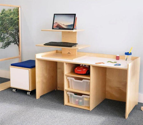 WB1678- STEM Activity Desk With Trays by Whitney Bros