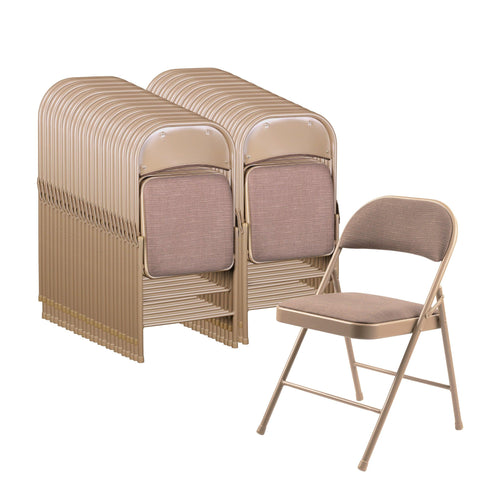 970 - Basics by NPS 900 Series 4 Pack Fabric Padded Folding Chair