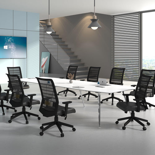 B6566AM - Boss Horizontal Mesh Back Task Chair w/ Antimicrobial Seat