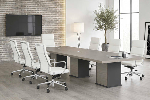 BA404C - Bravo 4' Square Modern Conference Table Combined by Everforest