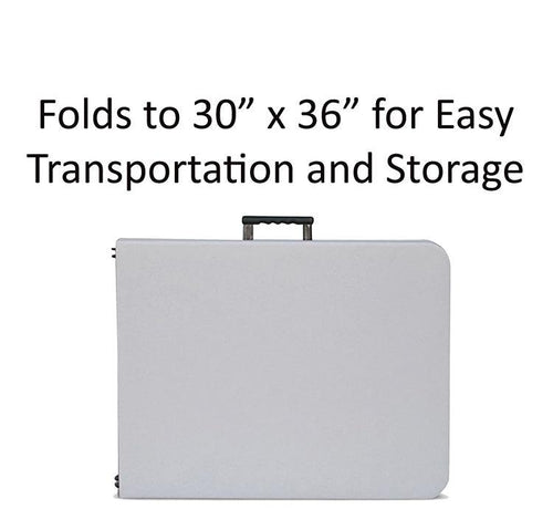 CP3072FM - Economy Blow-Molded Plastic Fold in Half Folding Table by Correl