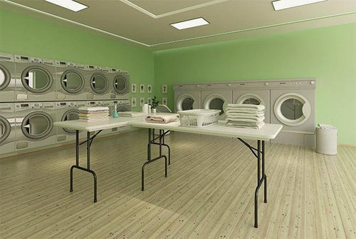 RS3072 - Blow-Mold, Counter/Standing Height Folding Tables by Correll