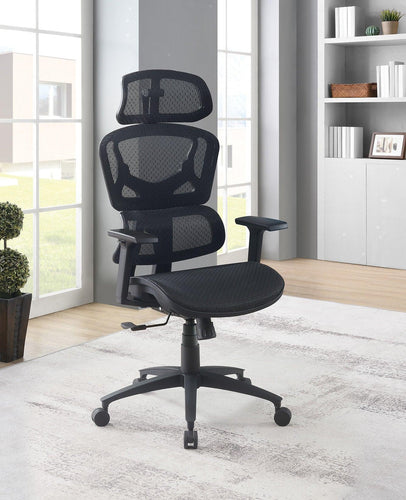 EMM98958HR - Mesh Seat & Back w/Headrest Manager's Chair by Office Star