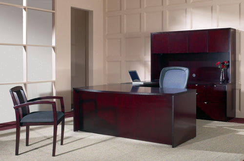 KEN-TYP12 - Kenwood Executive U Station w/ Hutch by Office Star