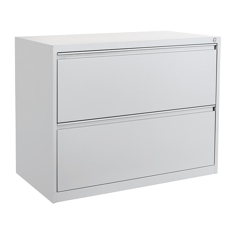 LF236 - 2 Drawer Lateral File w/Core-Removeable Lock & Adjustable Glides
