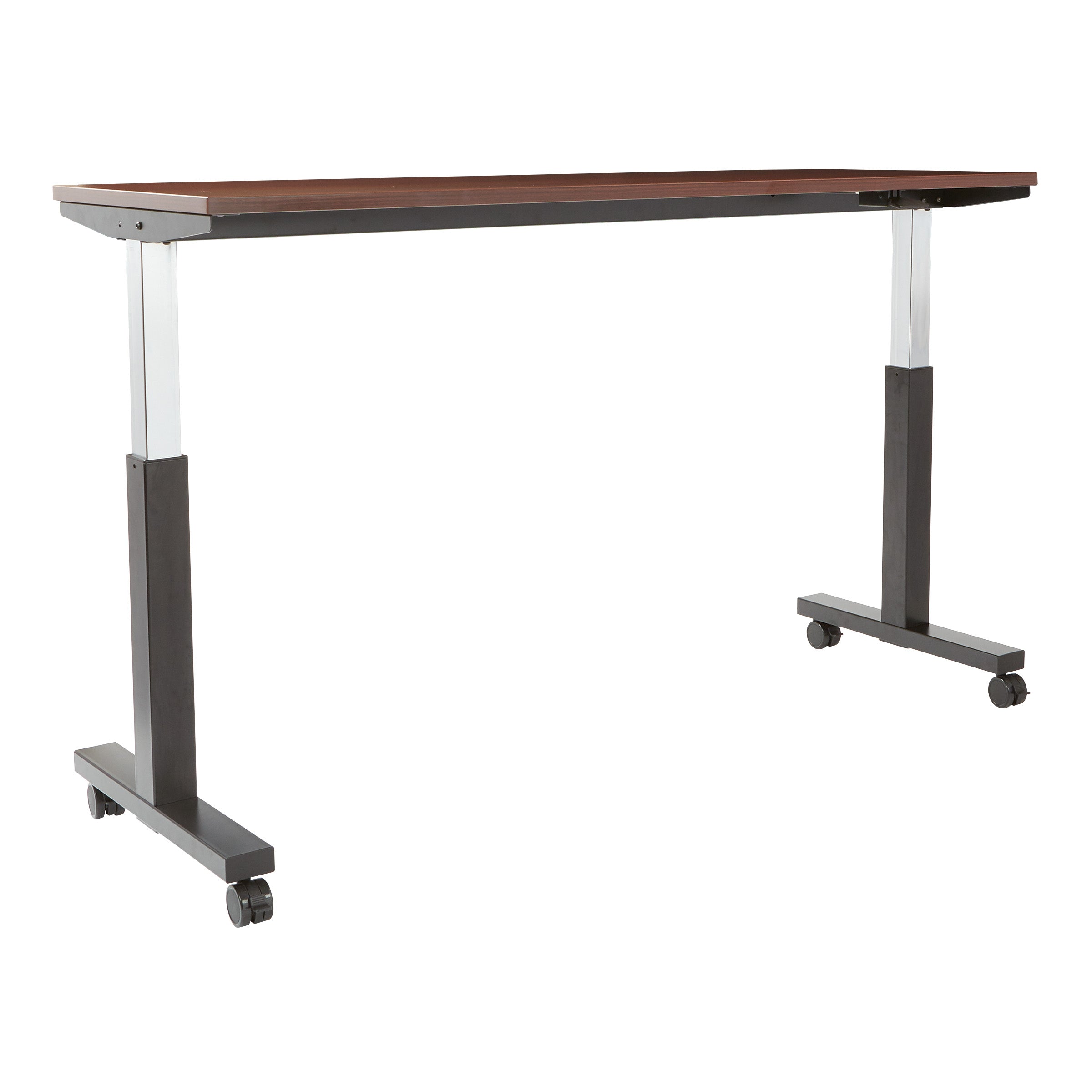 PHAT2472 - Mobile 72"W  Pneumatic Adjustable Height Desk by OSP