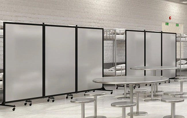 CRDFF1 - Frosted Acrylic Plexiglass Partitions by Screenflex