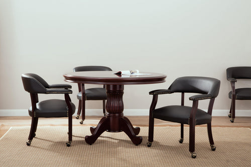 TV231 - Office Star Traditional Guest Chair w/ Nail Head Trim & Casters
