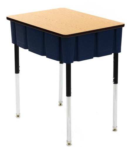 SC3200 - (2 Pack) Ovation Adjustable Height Desk w/Book Box by Scholar Craft
