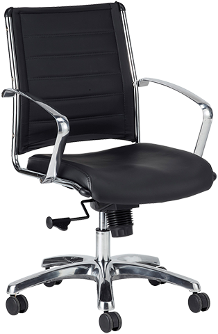 LE822 - Europa Bonded Leather Executive Office Chair / Conference Chair by Eurotech