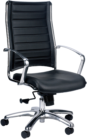 LE811 - Europa High Back Bonded Leather Executive Office Chair/Conference Chair