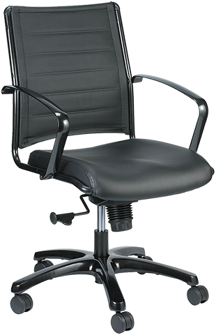 LE822 - Europa Bonded Leather Executive Office Chair / Conference Chair by Eurotech