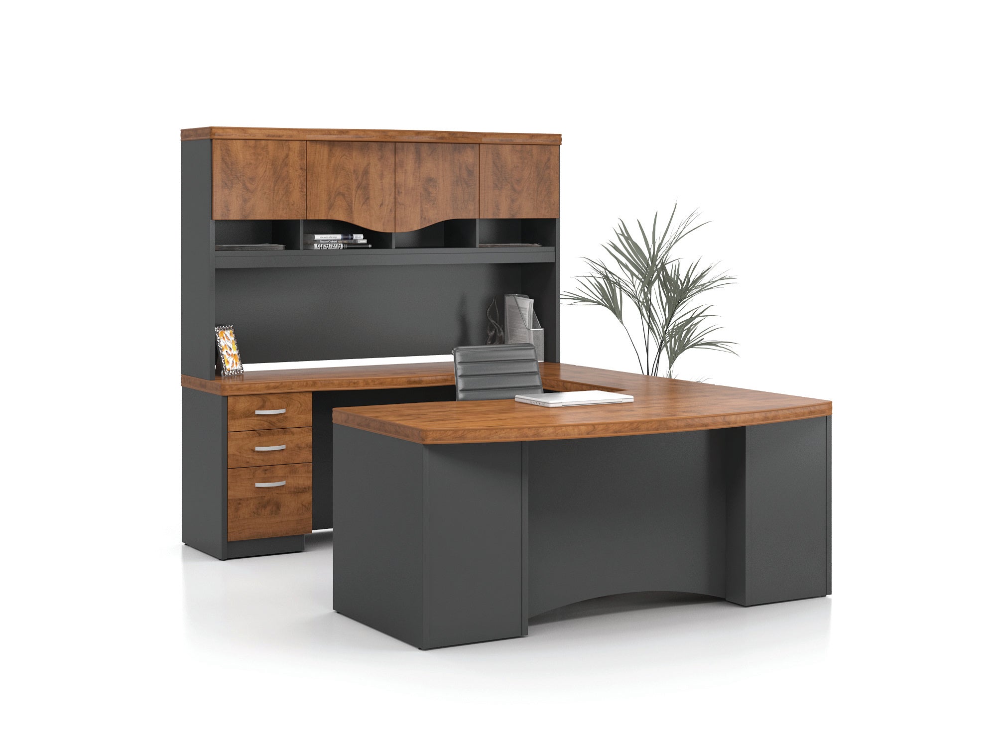 CAM268 - Deluxe Manhattan Series U Shaped Desk / Executive Office Furniture by Candex