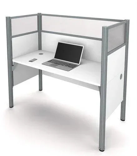 100871D - Pro-Biz Single Workstation W/Acrylic Glass Panel by Bestar