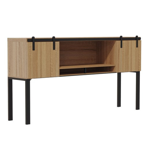 MRHW72 - Mirella 72" Hutch with Sliding Wood Doors by Safco