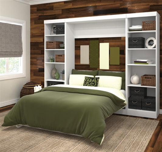26893 Pur Collection 109" Full Wall Bed & Storage Combo by Bestar
