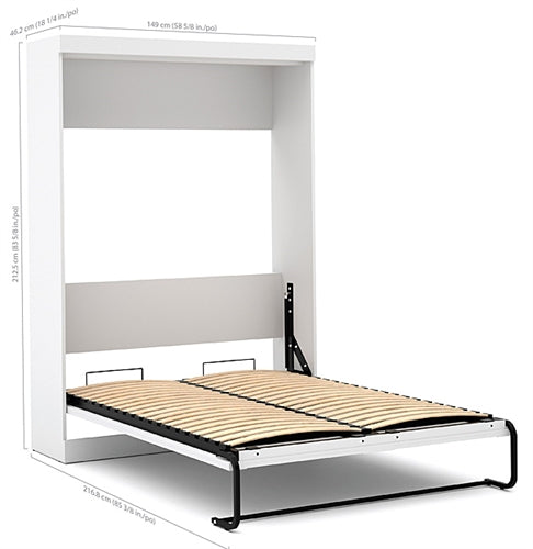 26897 Pur Collection 95" Full Wall Bed & Storage Combo, 3 Drawers