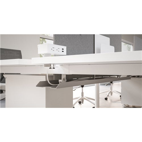 RES6BEN3060WHNA - Resi Benching, 6-Person Workstation by Safco