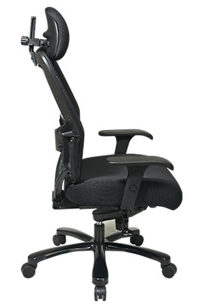 Office Star Black AirGrid Seat & Back Deluxe Task Chair (5560)