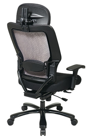 Office Star Black AirGrid Seat & Back Deluxe Task Chair (5560)