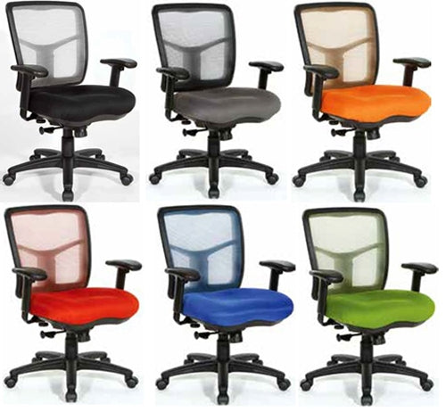 Office Star Deluxe Task Chair with Ratchet Back Height Adjustment