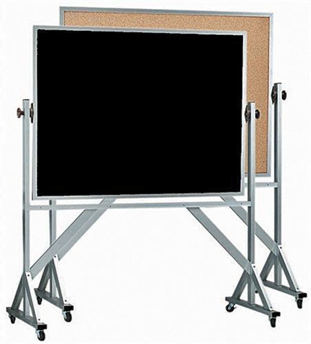 ACB3648 - Aluminum Frame Reversible Bulletin/Chalk Board by Aarco