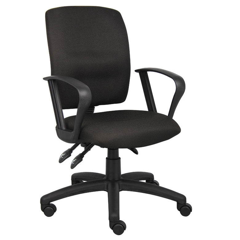 B3037 - Multi-Function Task Office Chair w/ Loop Arms by Boss