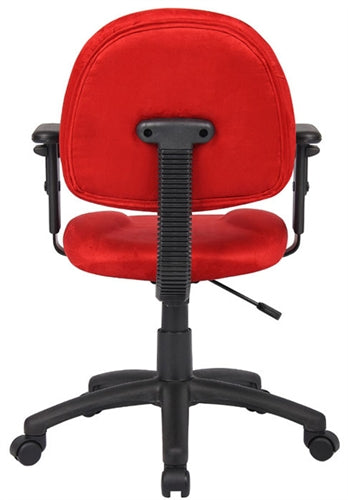 Microfiber Task Office Chair w/Arms by Boss