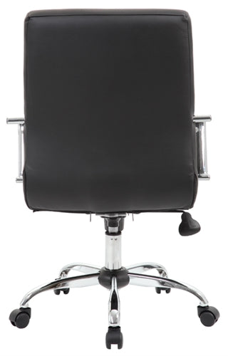 B436C  Retro Task Office Chair Chrome Arms