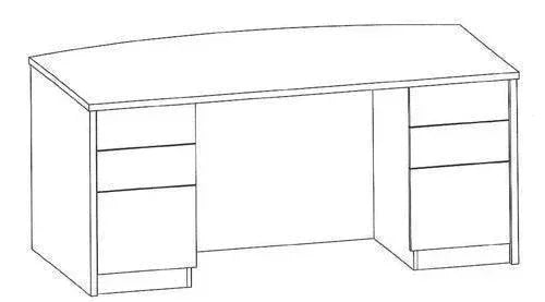 CA281S - Deluxe Executive Office Furniture Set by Candex