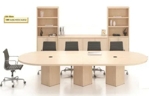 CA60144BCL - Deluxe 12' Conference Table w/Cube Bases by Candex