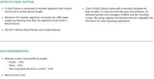 Cliq LED Task Light Fixture by Light Corp