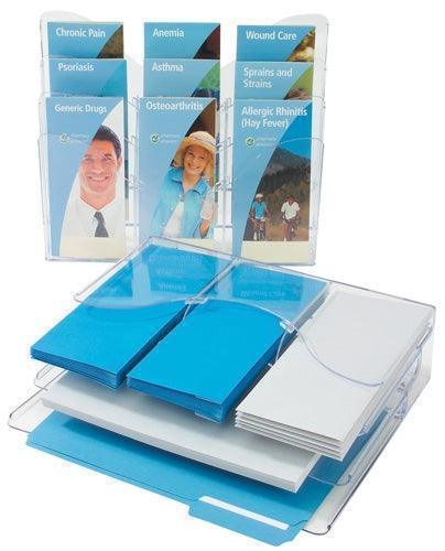 47631 - 3-Tier Document Organizer by Deflecto (4 Pack)