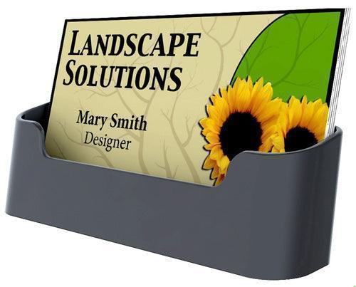 70101 - Horizontal Desk Top Business Card Holder (24 Pack)