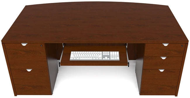 JA119  Jade Executive 'L' Desk 'P' Shape  by Cherryman