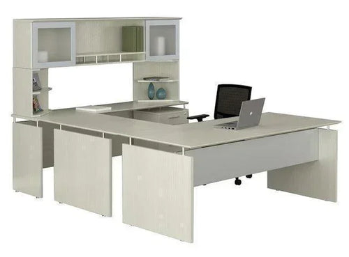 MNDS72UH - Medina 'U' Shaped Desk w/ Hutch by Safco
