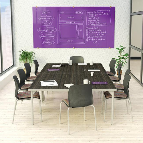 83844 - VISIONARY® HIERARCHY MAGNETIC GLASS BOARD by Mooreco