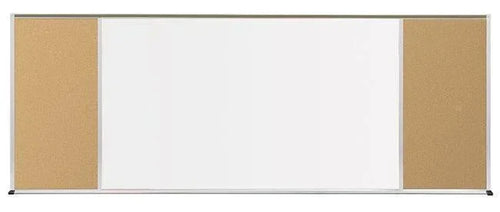 406-70-PM - Porcelain Markerboard / 2-Side Cork Combo by Best Rite
