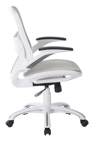 RLY26 Breathable Mesh Seat & Back White Office Chair