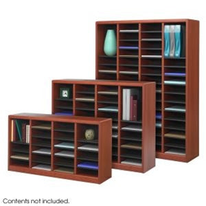 9321 E-Z Stor® Wood Literature Organizer, 36 Compartments