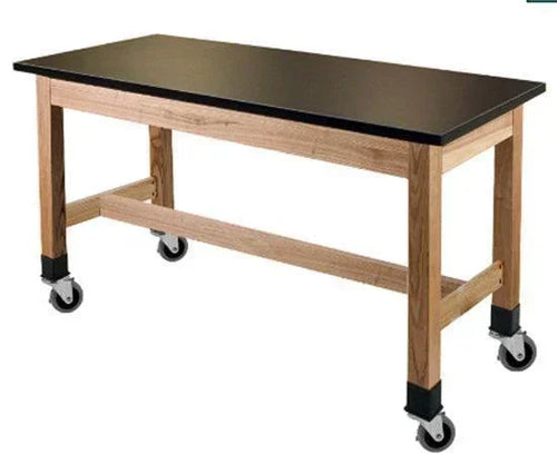 SLTCB - Wood Science Lab Tables Chem-ResTop w/Book-Box by NPS