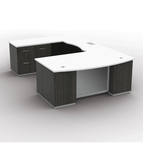 TUX-TYP52 - Tuxedo 'U' Shape Lateral File Office Desk by OSP