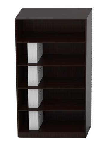 V829 - Verde Five Shelf Bookcase by Cherryman
