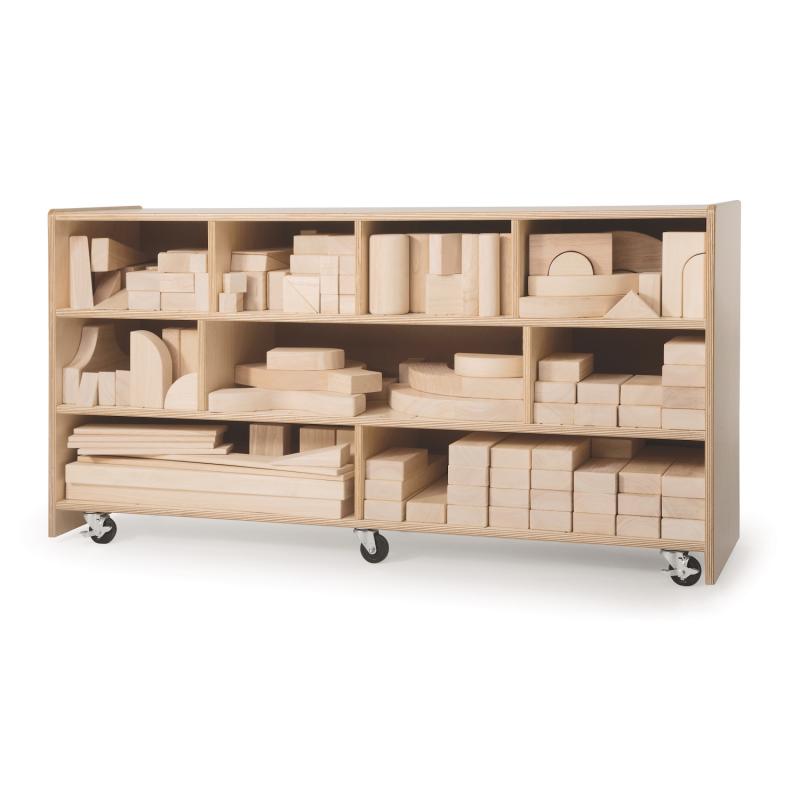 WB0520 - Storage Cart for Large Block Sets by Whitney Bros