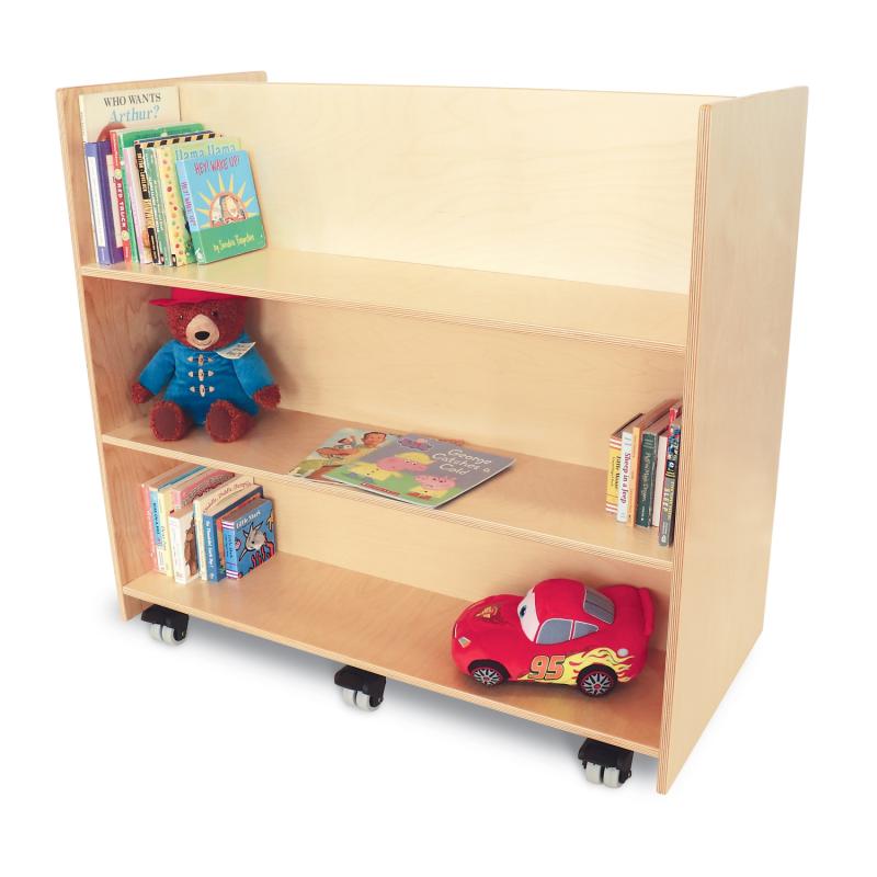 WB1037 - Two Sided Mobile Library Cart by Whitney Bros
